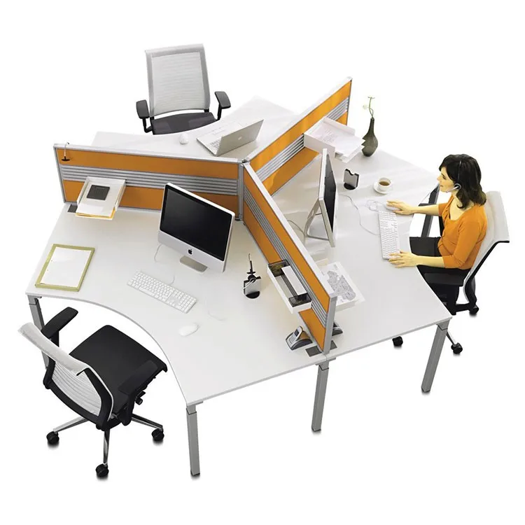 Modern Luxury Cheap Office Partner Desk Acrylic Solid Surface Top Ceo