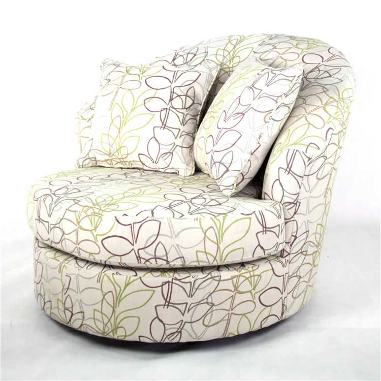 High quality new style cheap armchair cloth pattern best sofa round couch chair