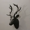 wall mount deer head resin sculpture