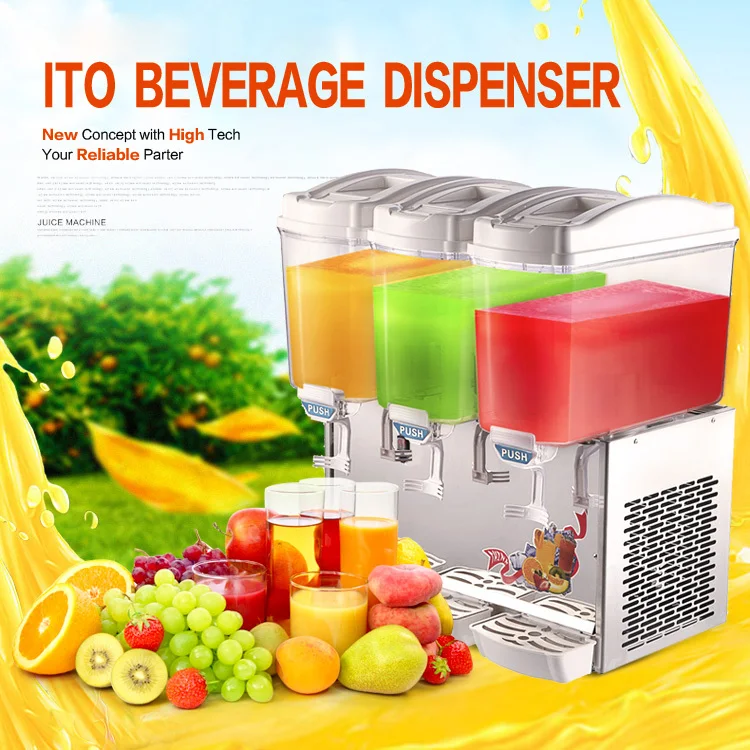 Rb351a 3 Tanks Electric Cold Fruit Juice Dispenser For Sale Buy Cold