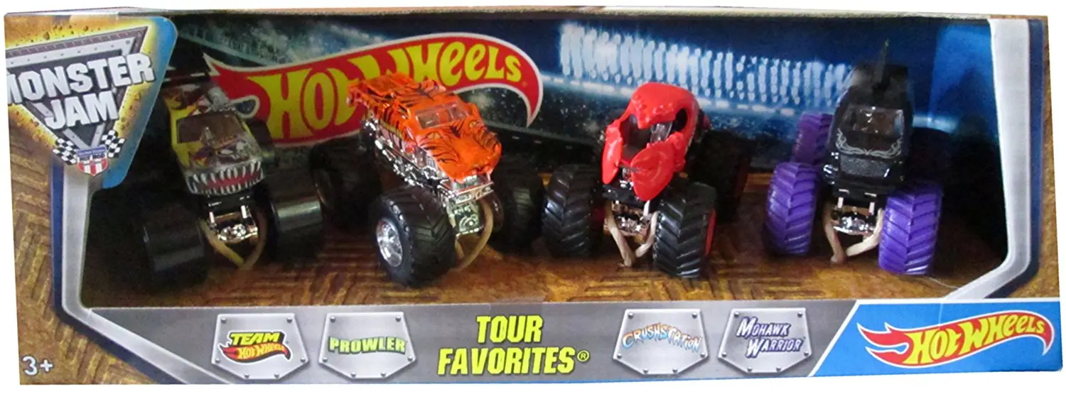 hot wheels monster jam tour favorites