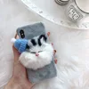 2019 new arrivals phone case and accessories phone shell Stuffed animal mobile phone case cover