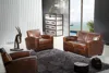 Living room sofa set Genuine leather antique style sleep sofa chinese louis xvi style furniture YH-175
