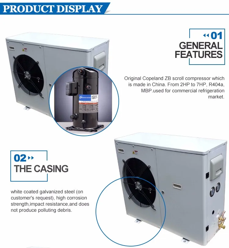 2hp Zb15kqepfj Outdoor Copeland Zb Scroll Compressor Walk In Cooler