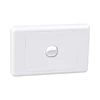 zhejiang china supply australian standard saa plastic wall switch 1gang switch, AS/NZS 1 gang wall switch horizontal flush type