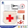 Red Cross First Aid Kit Canvas Pouch With Zipper