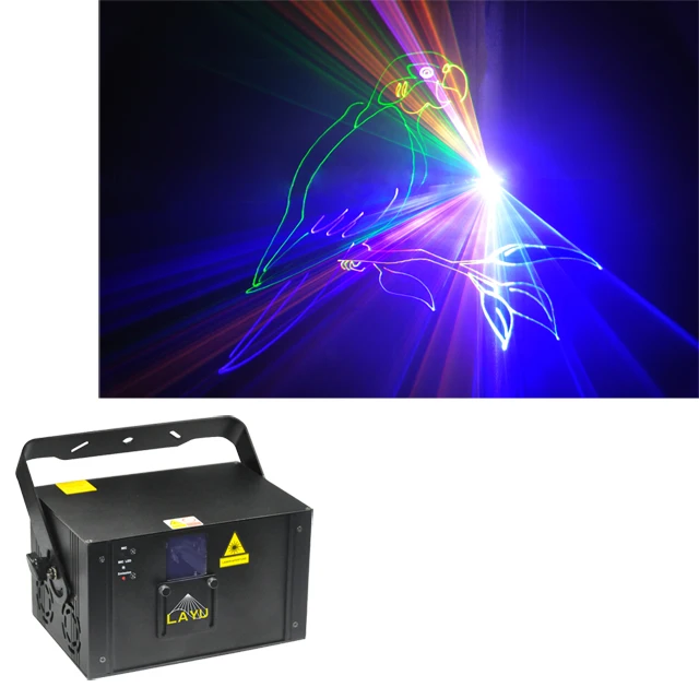 Professional Show Equipment hot sell cheap price fast delivery disco KTV room use Laser Stage Light 1w 2W  RGB laser light