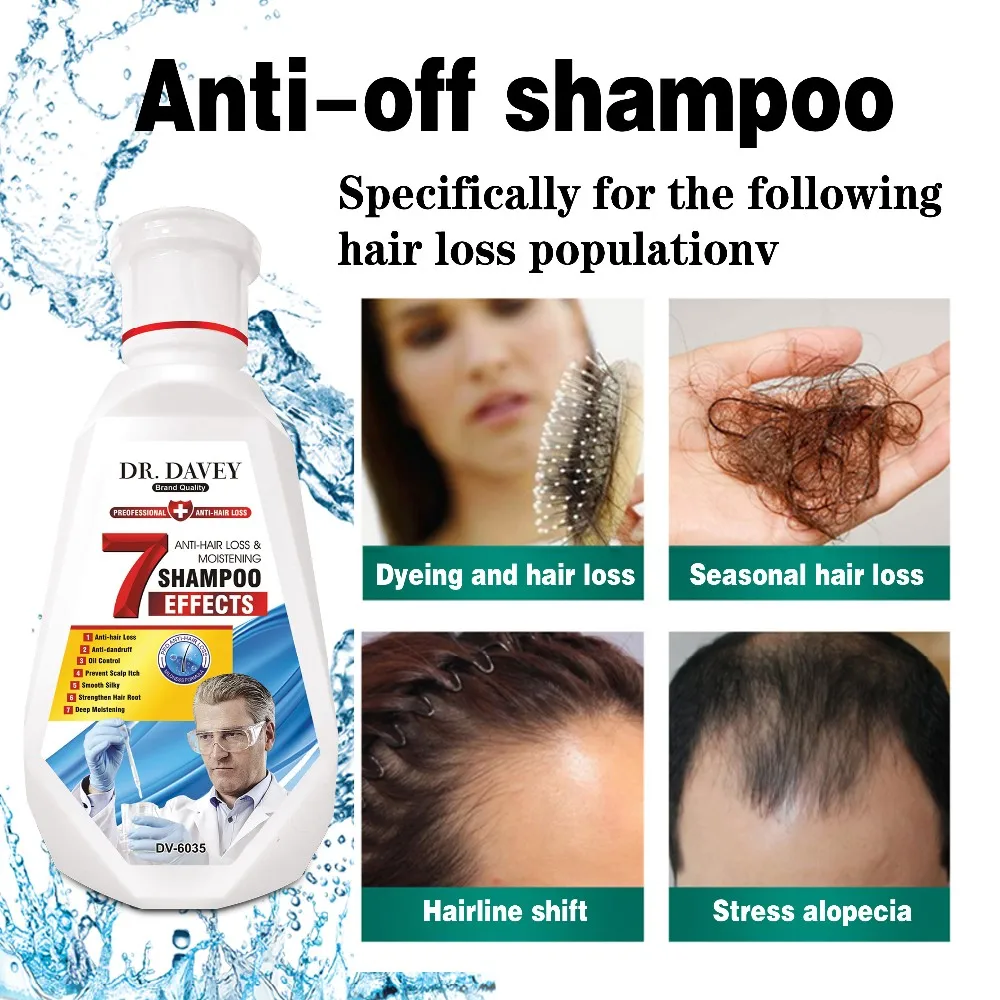 Dr.davey Anti-hair Loss And Moistening Shampoo Anti-dandruff Oil ...