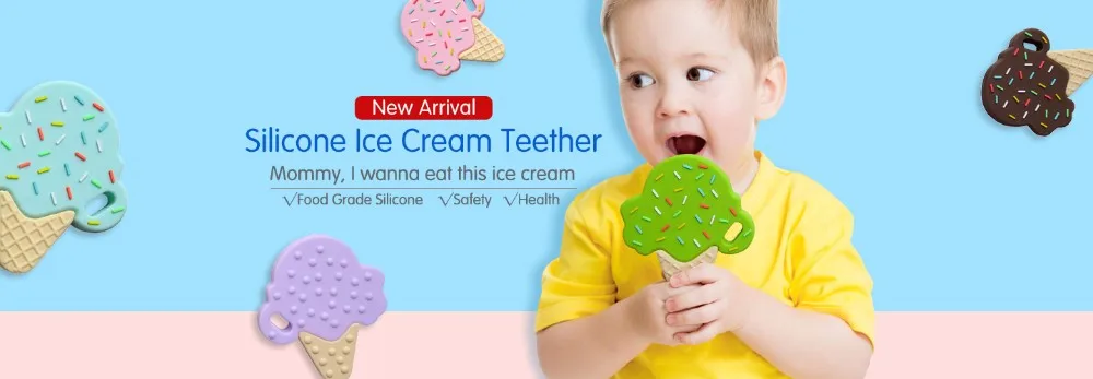 baby king ice cream teether