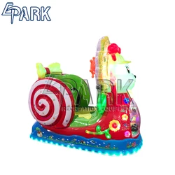 Factory Directly Sell Candy Snail Design Kiddie Ride on toy swing car game machine