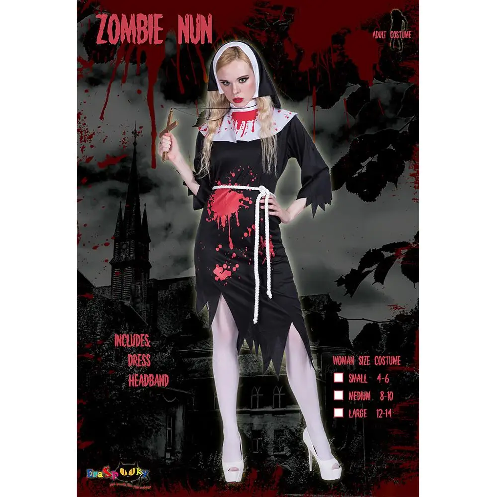 Sexy Zombie Nun Porn - Halloween Zombie Costume Sexy Nun Costume - Buy Sexy Nun Costume,Nun  Costume,Zombie Costume Product on Alibaba.com