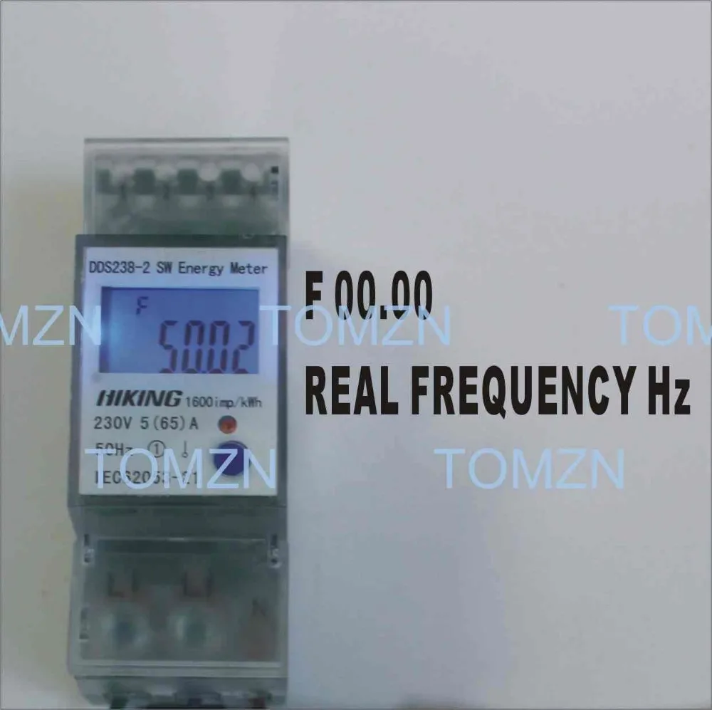 5(65)a 230v 50hz Display Voltage Current Positive Reverse Power Reset