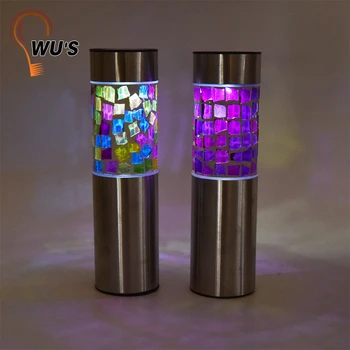 Decorative Multi Colour Outdoor Lights Glass Solar Garden Solar