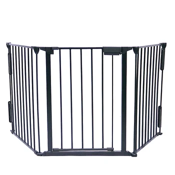 3 Panels Folding Metal Indoor Baby  Pet Safety Gate Fence - Buy Baby 