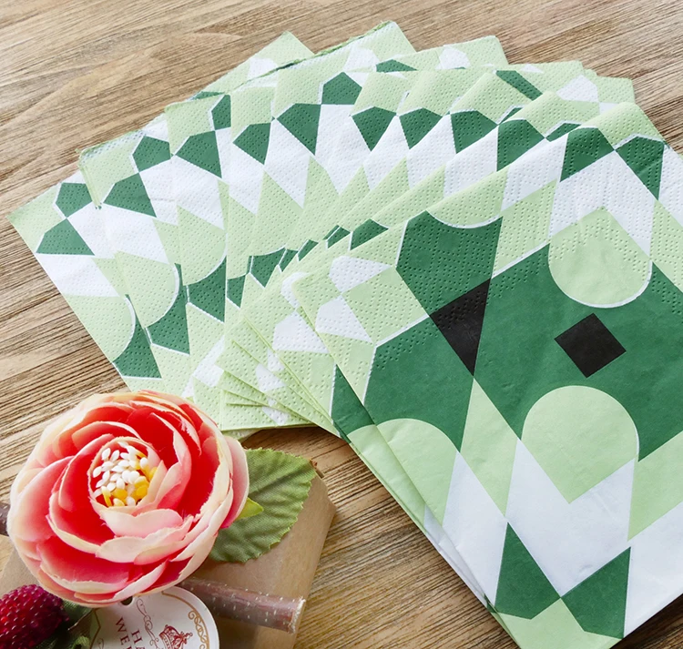 Ecofriendly Decoupage Decorative Printed Air Laid Paper Napkin Buy