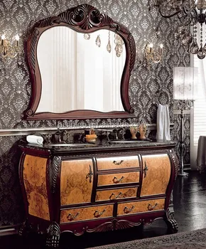 Vintage Wood Carved Bathroom Vanity With Double Sinks Victorian Style Wooden Bathroom Furniture Set Antique Style Sanitary Ware Buy Floor Standing