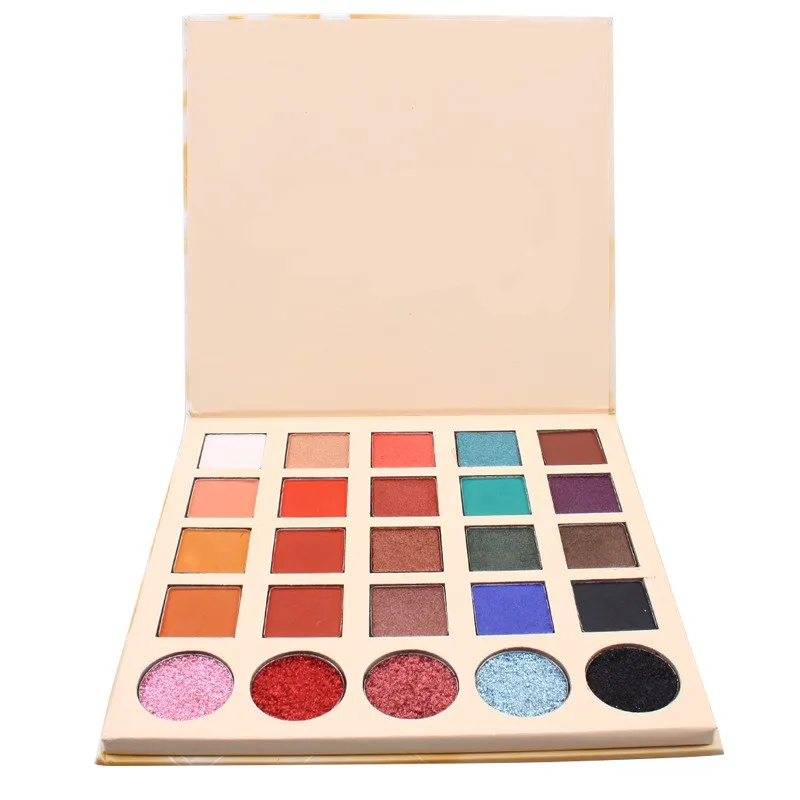 Download Private Label Makeup Palette 25 Color Eyeshadow Matte And Pearl Makeup Palette Wholesale - Buy ...