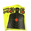 Splatterburst Targets Silhouette Reactive Shooting Target - Shots Burst Bright Fluorescent Yellow Upon Impact - G