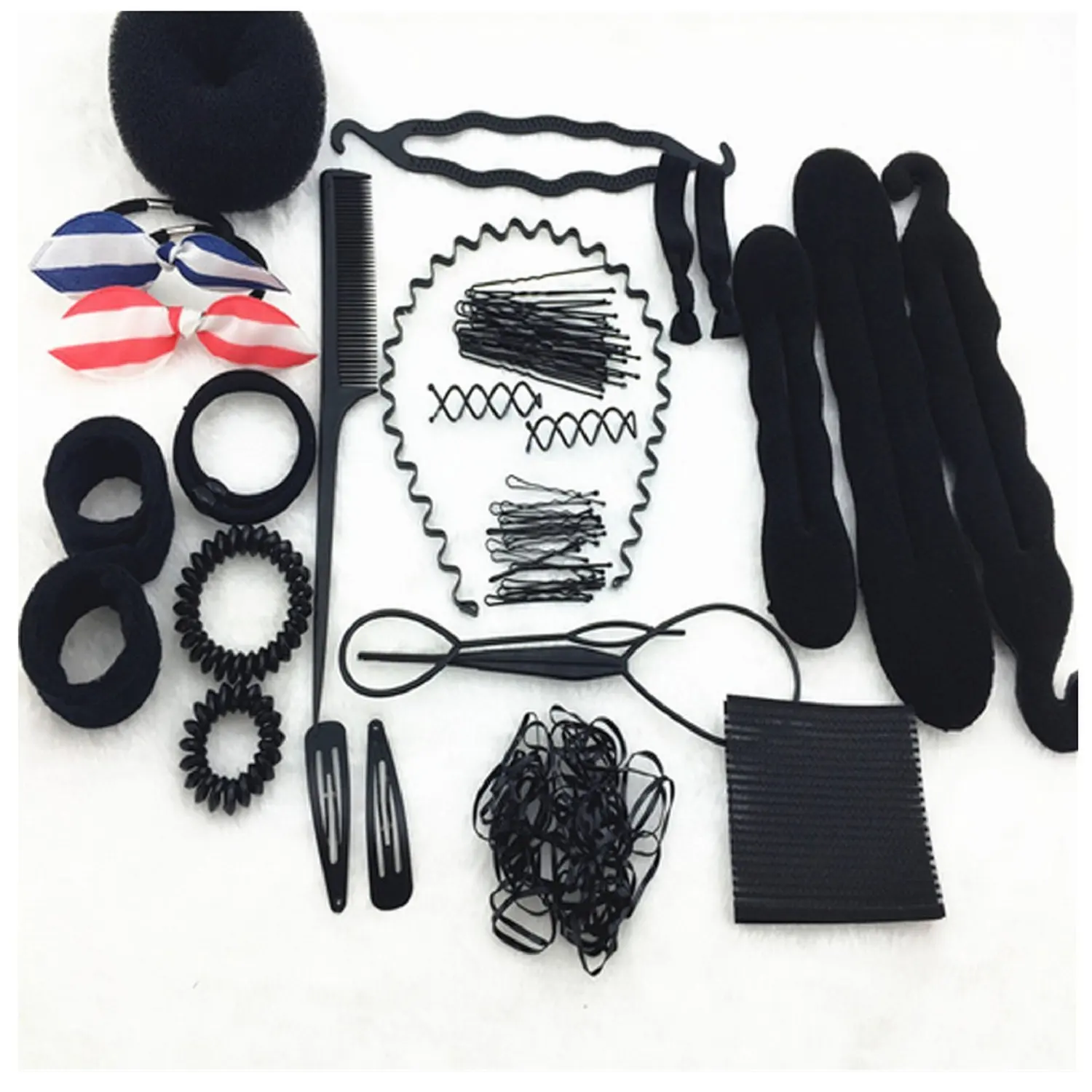 Buy 1 Set 17 Pieces Kit Diy Hair Styling Maker Accessories Set