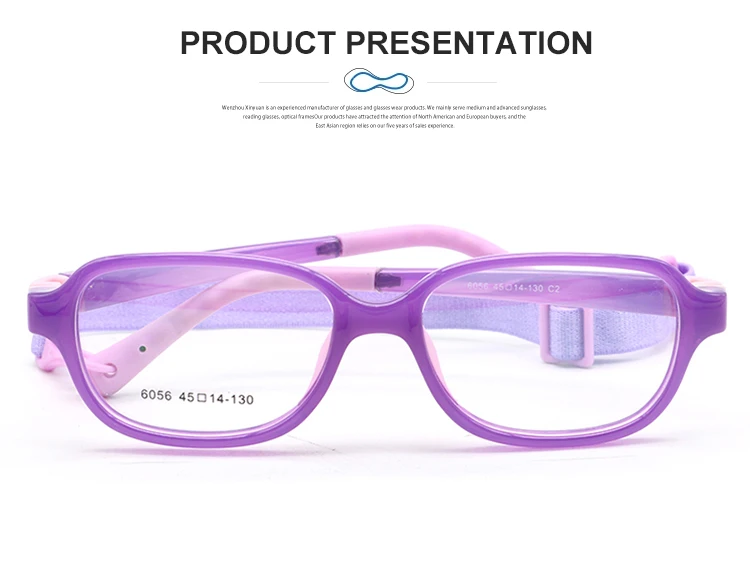 Supplier Eyeglasses Soft Children Frames Plastic Tr Children Glasses