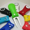 Switchblade Divot Tool with Pop-up Button & Magnetic Ball Marker