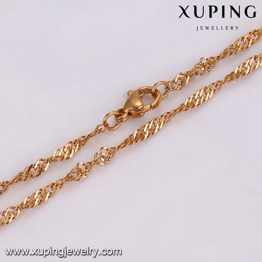 43427 Xuping Wholesale Jewelry Manufacturer China 18k Gold Plated Chains Necklace Buy Xuping