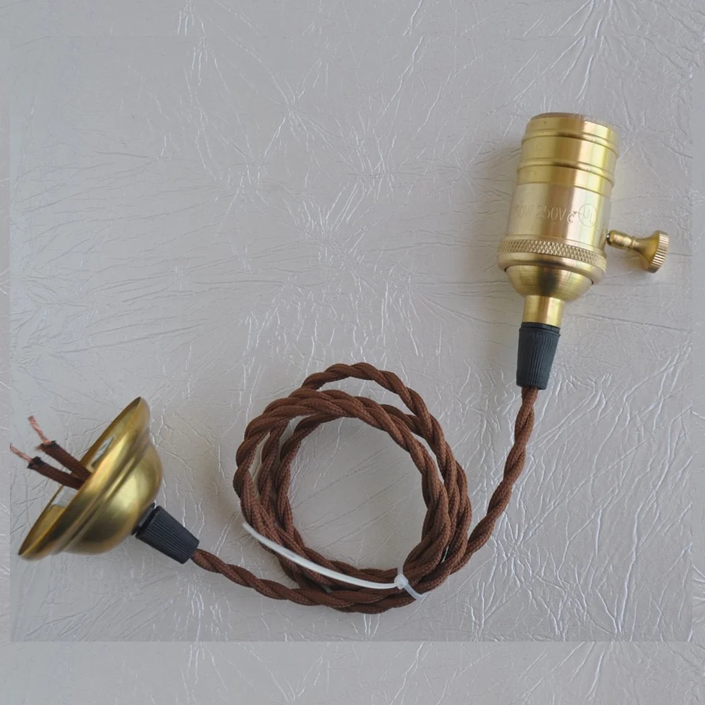 Waterproof Vintage Decorative Lamp Dimmer Switch And E27 Lamp Holder