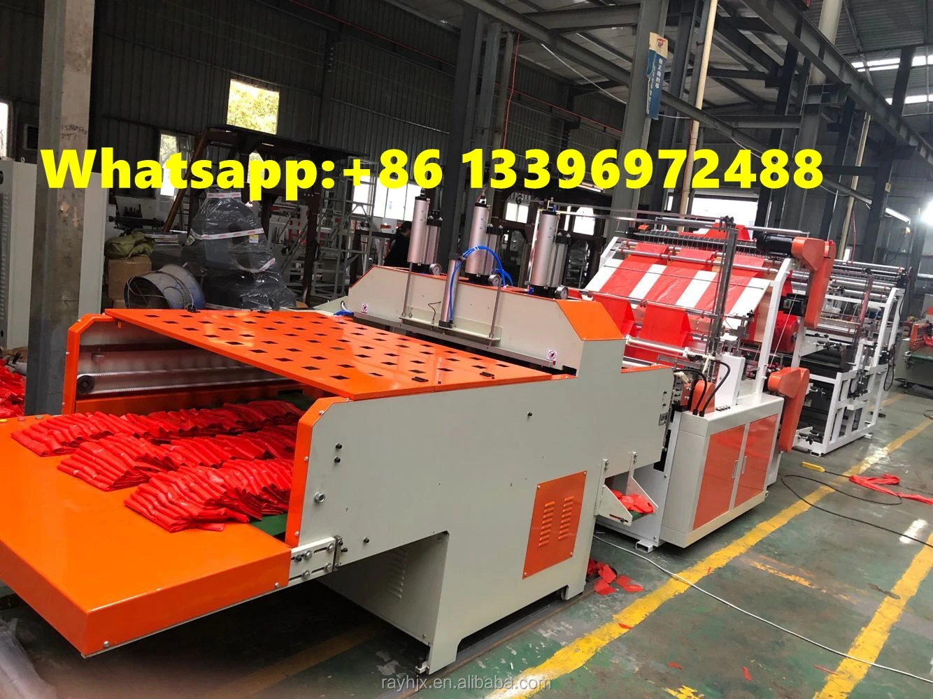 Sixline Plastic Shopping Bag Making Machine Buy 6 Line Automatic Bag Making Machine,Six Line