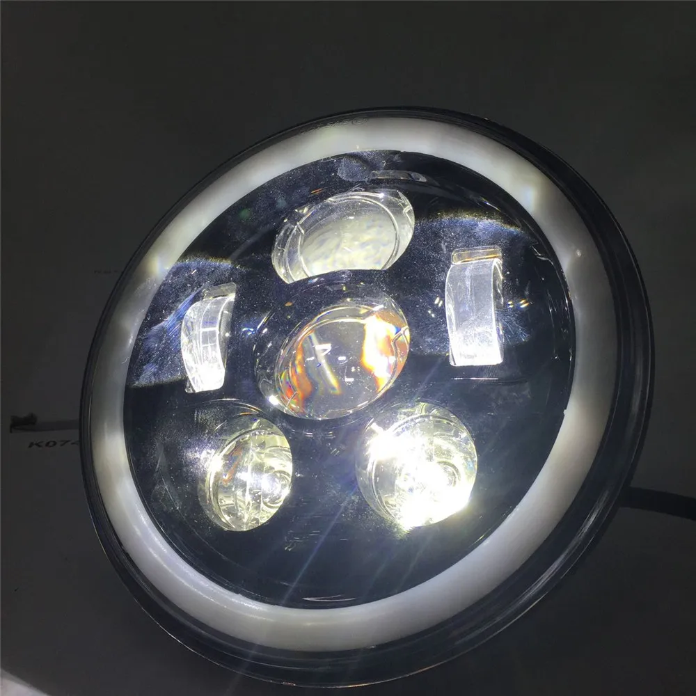 45w App Control Rgb Led Headlight 7 Inch Led Headlights For Jeep Wrangler For Land Rover