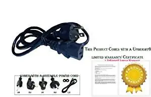 UpBright® New AC IN Power Cord Outlet Socket Plug Cable Lead For Dell Tower Desktop Computer PC GX780 OptiPlex 9010 960 980 990 FX160 GX150 GX60