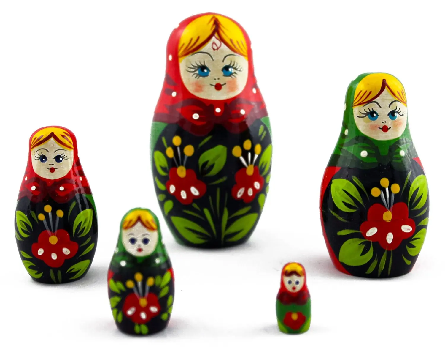 antique matryoshka dolls