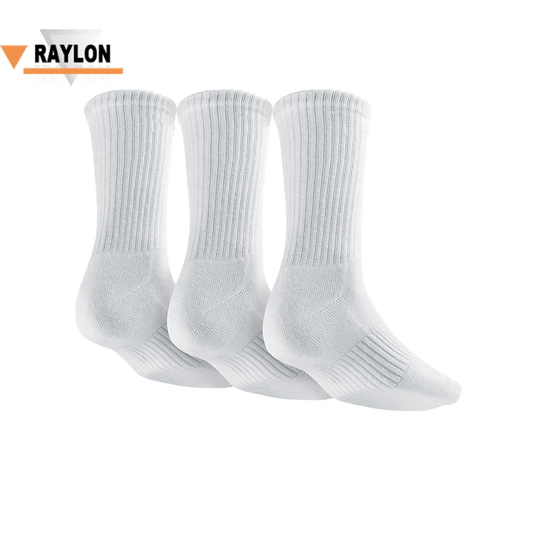 Rl0114 White Sports Socks Branded White Sport Socks Plain White Sports