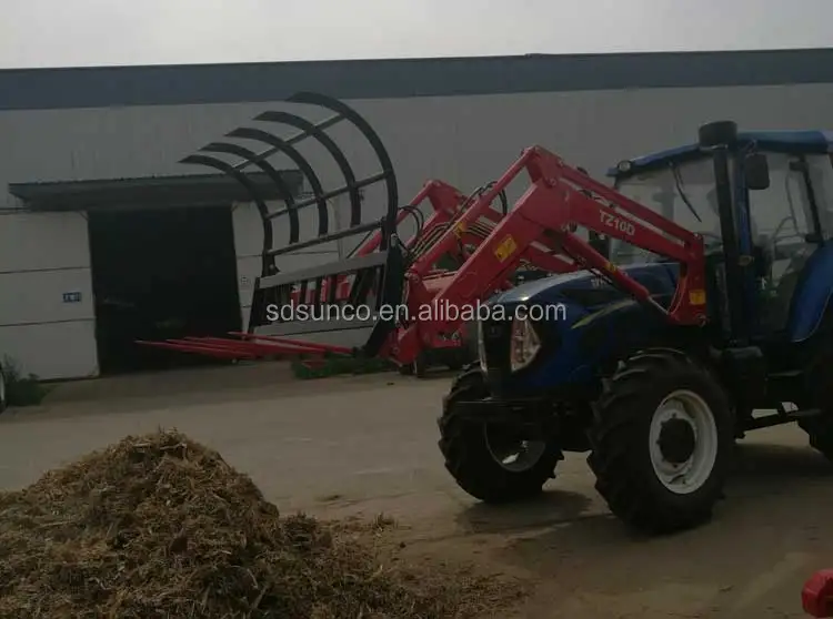 Hot Sale Agricultural Tractor Front End Loader With Grapple Bucket