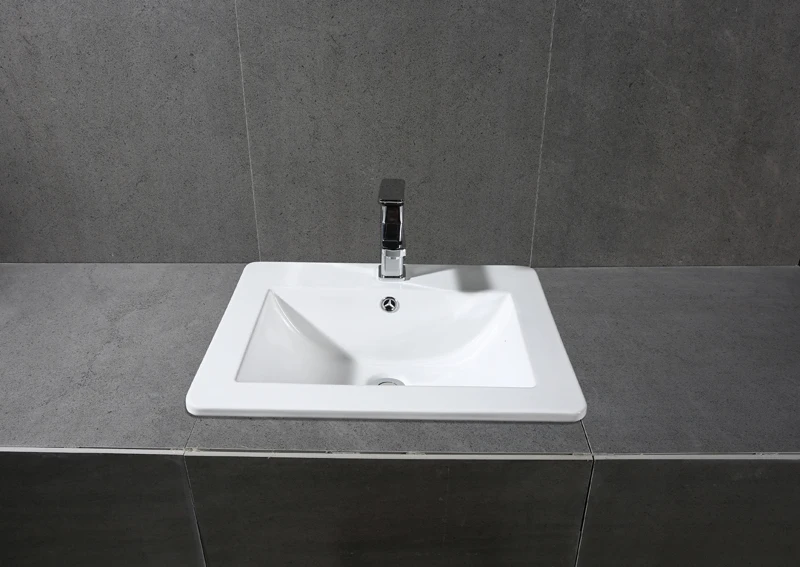 Bathroom Wholesale Single Bowl Sinks White Color Ceramic Sink