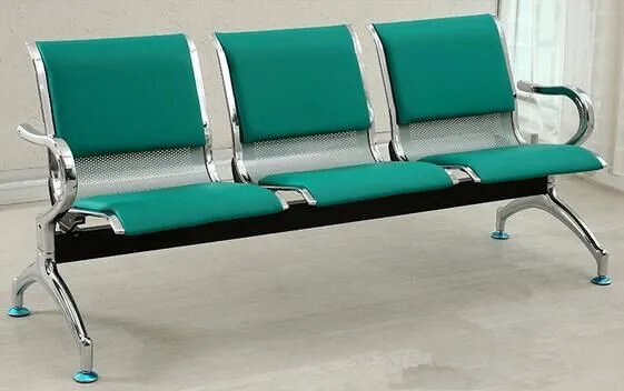 Three seater metal chair hospital waiting chair