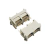 1X2 Straight plastic RJ45 dual port jack