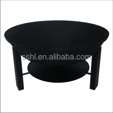 
16' black outdoor fire pit 