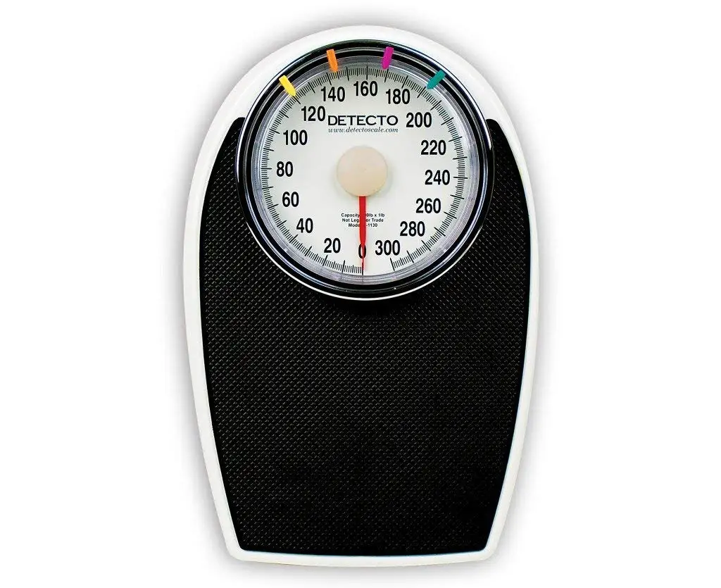 Get Quotations · Detecto D1130 Mechanical Home Bathroom Weighing Scale