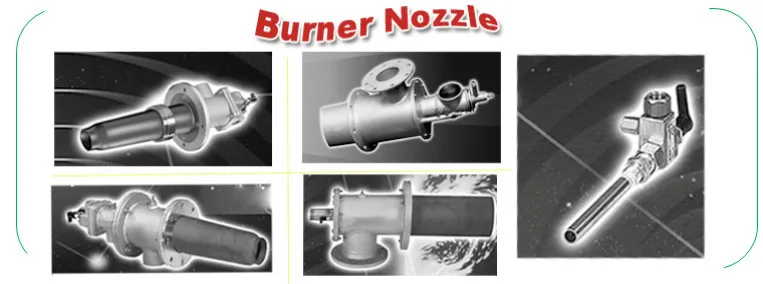 industrial Oil fired burner with ignition electrode for wheel boss safety equipment