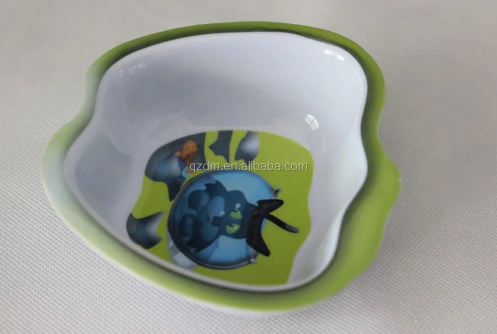 Apple shape plastic bowl melamine bowl