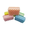 Good selling Wave shape durable kitchen cleaning abrasive sponge