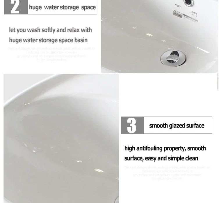 ARROW Brand Ceramic chinese round shape pedestal bathroom sink wash basin