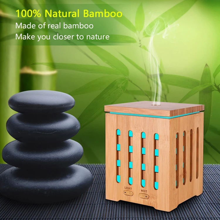 Ультразвуковой аромадиффузор бамбук. Диффузор Bamboo. Now аромадиффузор Bamboo.