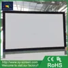 XY SCREEN 100 inch aluminum fixed frame projector screen, pvc matt white projection screen fabric