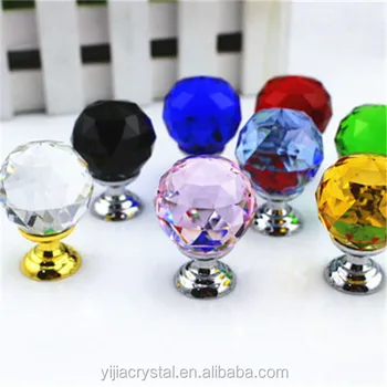 Spherical Crystal Knob Good Quality Colorful Hot Sale And Pull
