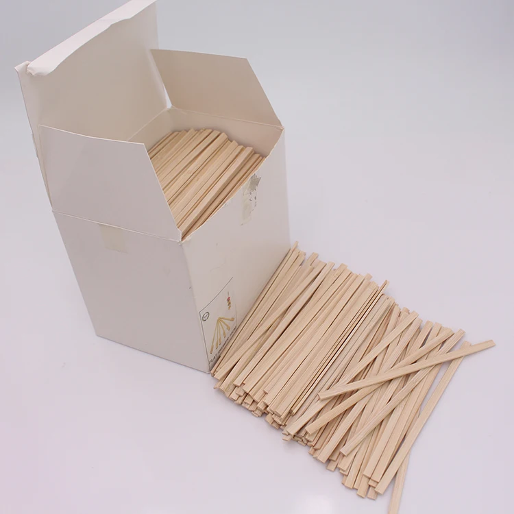 Wooden /bamboo Disposable Cocktail /coffee Stirrer 500pcs A Box Buy