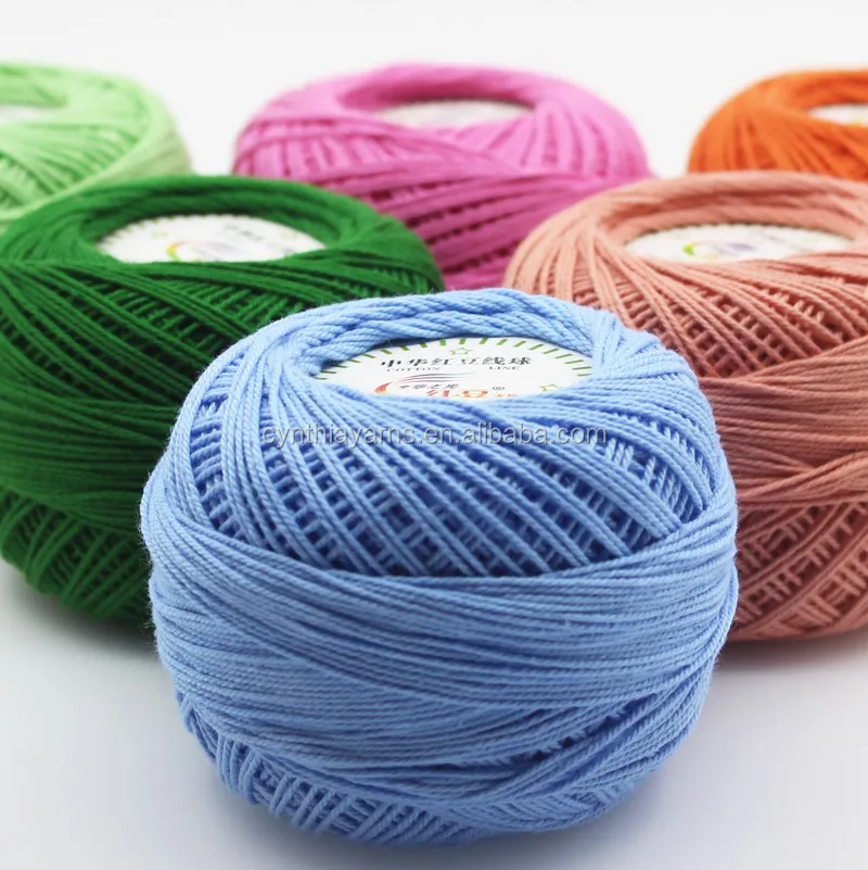 Cynthia Crochet Cotton Thread Customized Spun Yarn In China Buy