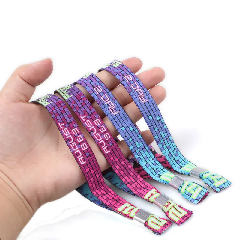 Party Wristbands Custom Woven Wristband for Event Entrance Ticket - China  Woven Bracelet and Fabric Wristband price | Made-in-China.com