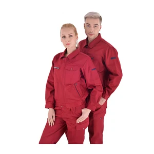 Big sales two piece red overalls working uniform for men and women Big sales two piece red overalls working uniform for men and women