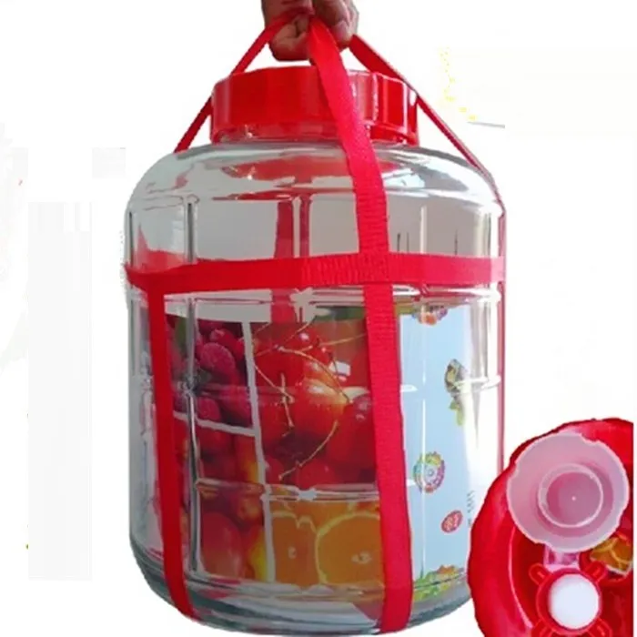 Sealed Wide Mouth Glass Carboy 30l Fermenter Homebrew Beer & Pickle